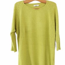 Lniany sweter len wiskoza bawełna Masai M