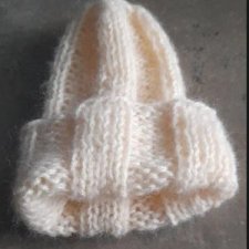 krem  czapka beanie