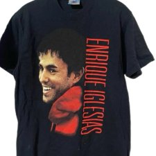 Vintage Enrique Iglesias T-shirt – koszulka muzyczna Y2K – rozmiar S