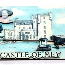 CASTLE OF MAY retro  magnes 3d pamiątka England