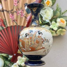 ❤ Antique Japanese Kusube Sennosuke Vase ❤ Dawna sztuka rzemiosła Japonii