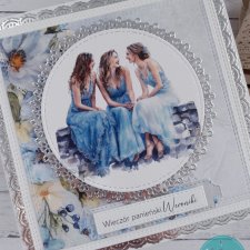 Kartka na wieczór panieński z kobietami, personalizacja