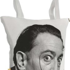 Salvador Dali Large Tote Bag Shopper Zipped with pockets torebka shopperka