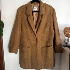 100% wełna marynarka true vintage