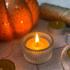 Tealight z wosku pszczelego zestaw 24szt. podgrzewacz świeca woskowa na prezent rękodzieło