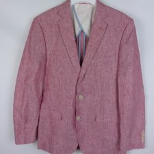 Blazer marynarka męska len - 38"/ 107 cm