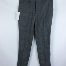 Taylor & Wright eleganckie spodnie krata z metką 32S slim / S