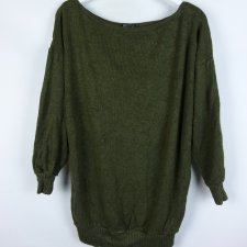 Boohoo damski sweter khaki / S-M