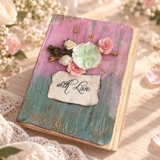 Pamiętnik dla dziewczynki handmade "With Love" | Wyjątkowy prezent
