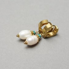 Pearls [white] perły vol. 23 - kolczyki