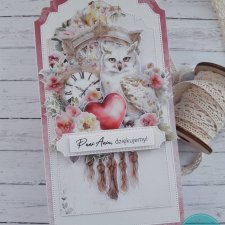 Kartka dla nauczyciela z sową 2, personalizacja
