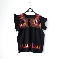 Bluzka boho lniana