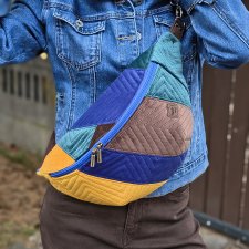 patchworkowa kolorowa damska nerka XXL