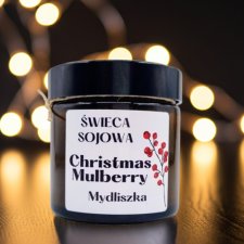 Naturalna świeczka sojowa Christmas mulberry 120 ml
