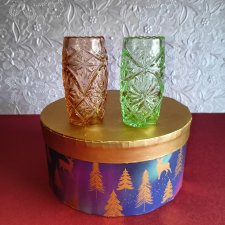 2 małe wazoniki (7,5 cm) HSG Hortensja - stan idealny