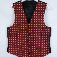 St.Michael Marks Spencer wizytowa kamizelka silk groszki / L