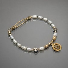 Pearls /white/ perły naturalne vol. 10 /24.11.24/- bransoletka