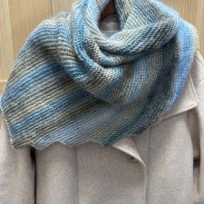Piękna husta damska  hand made