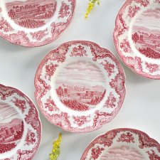 Talerz z angielskiej porcelany