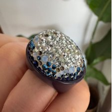 Wielki pierścionek Swarovski