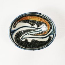 Ceramiczna misa z motywem organicznym, Czechosłowacja, lata 70
