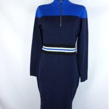 Karen Millen dzianinowa sukienka przed kolano / L