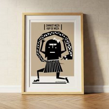 Plakat  "Żona" 50x70 cm