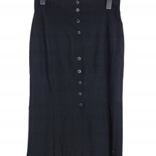 HENNES spódnica maxi vintage guziki 38/40 M/L