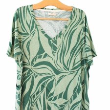 T-shirt lniany bluzka len wiskoza 18 Julipa plus size