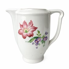 Mlecznik stary Ćmielów 1930 r dzbanuszek na mleko duży Kwiaty Vintage