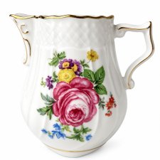 Mlecznik Schirnding Bavaria porcelana kwiaty złocenia reliefy Vintage  RFN