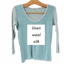 exclusive silk wool linen blouse KICKS & COOKIES
