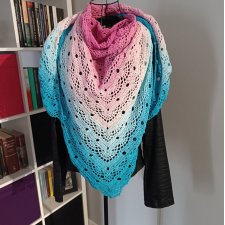 Cukierkowa chusta ombre Sis