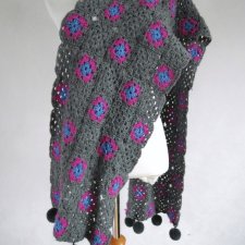 SZAL GRANNY SQUARE ORAZ