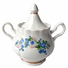 Cukiernica niezapominajki Dobrusz lata 70 porcelana Vintage retro PRL