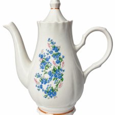 Dzbanek Niezapominajki Dobrusz lata 70 porcelana Vintage PRL retro home
