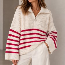 Sweter bawełna oversize