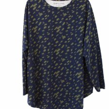 Bluzka duży rozmiar plus size 52 granatowa