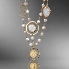 Sautoir /white pearls/ vol. 2 - naszyjnik