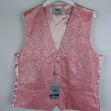 Taylor&Wright męska elegancka kamizelka róż/ L z metką