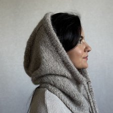 Balaclava beżowa