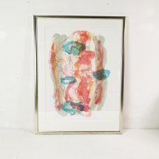 Litografia barwna Akt erotyczny, Doris Bloom Dania, lata 80.