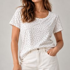 KappAhl t-shirt bawełna organiczna