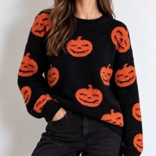 Sweter w dynie Halloween