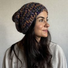 Kolorowa czapka beanie wełniana z alpaką – ręcznie wykonana w Polsce