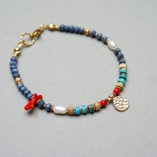 Sea collection /koral blue/ 24.04.25/ bransoletka