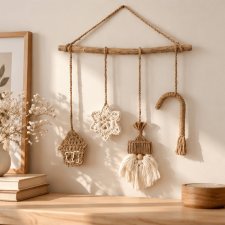 Świąteczna ozdoba w stylu boho – krasnal