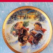 Talerzyk Beary Merry Christmas
