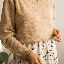 Melanżowy sweter nowy M