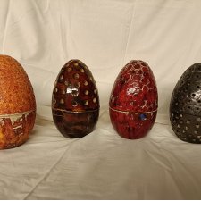Ceramiczne pojemniki ozdoby